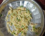 A picture of step 2 of Arrowroot Aloo Rosti.