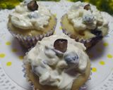 Foto del paso 3 de la receta: Muffins De Yogurt, Mandarina, Arándanos Y Cubierta De Queso