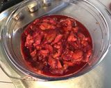 Une image de l'étape 3 de Compote de pêches de vigne à l'orange sanguine.