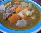 A picture of step 3 of Chicken Giblet Soup in a Pressure Cooker.