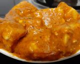 A picture of step 3 of Paneer butter masala.