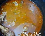 A picture of step 5 of Mutton Nalli Nihari.