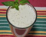 Foto del paso 2 de la receta: Licuado proteico de melón con albahaca