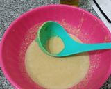 Foto del paso 1 de la receta: Panqueques de harina de arvejas rellenos con escalibada