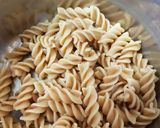A picture of step 1 of My Wholemeal fusili Cheese Salad 😉.