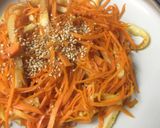 A picture of step 6 of Japanese Carrot Fry with Chikuwa.