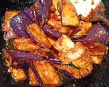 Foto langkah ke 4 dari resep Balado terong ungu.