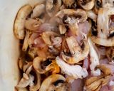 A picture of step 3 of My Chilli Chicken, Mushroom & Potato Bake. 😊.