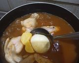 Foto langkah ke 4 dari resep Gulai ayam telur kentang instan.