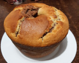 Foto del paso 4 de la receta: Bizcochuelo marmolado con corazón de dulce de leche
