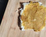 A picture of step 5 of Pinwheel sandwich.