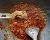 A picture of step 4 of Kadai paneer.