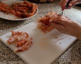 A picture of step 4 of Calamari with Shrimp in Garlic Sauce.