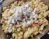 Une image de l'étape 4 de Taboulé de perles, radis, pomme, menthe & feta.