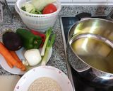 Foto del paso 1 de la receta: Quinoa con verduras