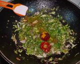 A picture of step 4 of Dahi Tikhari.