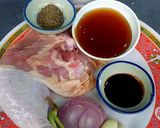 รูปขั้นตอนการทำที่ 1 ของ สะโพกไก่หวาน