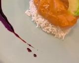 Foto del paso 7 de la receta: Tartar saludable: salmón con salsa Perrins, soja, mostaza de Dijon y arroz con polvo de hierbabuena