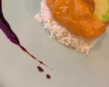 Foto del paso 7 de la receta: Tartar saludable: salmón con salsa Perrins, soja, mostaza de Dijon y arroz con polvo de hierbabuena
