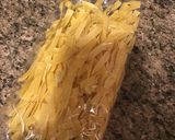 A picture of step 6 of Egg pasta with creamy rose sauce.