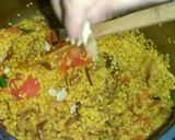 A picture of step 2 of Quick Moong Daal with chapati...