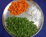 *கேரட், காராமணி, தேங்காய், பொரியல்* ரெசிபி ஸ்டேப் 2 புகைப்படம்