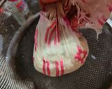A picture of step 2 of Strawberry Cheese cake.