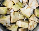 Hình bước làm 1 của món Giò kho mít non nước cốt dừa