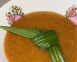 Foto langkah ke 10 dari resep Bubur Singkong Gula Aren Mix Gula Stevia.