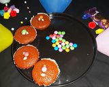 A picture of step 8 of Eggless Broken wheat Beetroot Jaggery Cup Cakes.