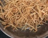 A picture of step 3 of Crispy potatoes chicken fritters.