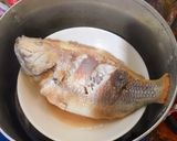 Hình bước làm 1 của món Cá diêu hồng hấp chua ngọt