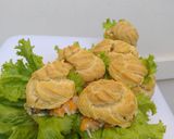 Foto langkah ke 4 dari resep Soes kokoh isi ragout ayam wortel.