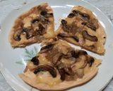Foto del paso 6 de la receta: Tarta de champiñones con queso y otra con jamón