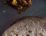 A picture of step 3 of Paneer bhuji.