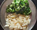 Acharya potato capsicum recipe step 1 photo