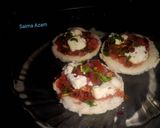 A picture of step 4 of Chessy bread pizza 🍕چیزی بریڈ پیزا🍕.