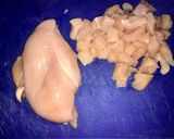 Foto del paso 2 de la receta: Cubitos de Pollo 🐥 con Brócoli 🥦