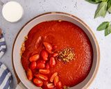 A picture of step 2 of Tomato Basil Chicken.