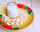 Hình bước làm 1 của món Sữa Quinoa hạt điều