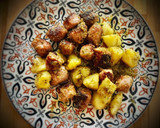 Foto del paso 6 de la receta: Ensalada de salchicha con patata al pesto