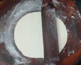 A picture of step 6 of Khaja puri.