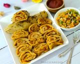 सूजी वेज रोल (sooji veg roll recipe in Hindi) रेसिपी चरण 14 फोटो