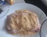 Foto del paso 2 de la receta: Milanesa rellena de jamón y queso
