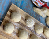 A picture of step 3 of NUTELLA FILLED BREAD 🥯.