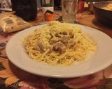 Foto del paso 5 de la receta: Tallarines a la Carbonara sin huevo