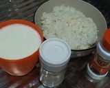 A picture of step 2 of Pudding rice.