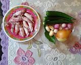 Foto langkah ke 1 dari resep Cumi asin cabe ijo.