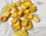 A picture of step 2 of Chilli Paneer.