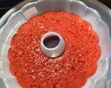 Foto langkah ke 9 dari resep Puding Lumut Buah Bit Vla Yogurt.